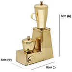 Brass Gaskit With Mixer Grinder Miniature For Homedecor And Kids Playing