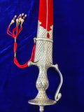 ROYAL INDIAN WEDDING SWORD SILVER INLAYS