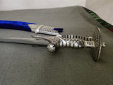 INDIAN WEDDING TALWAR- SILVER AND KOFTGIRI WORK