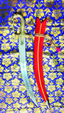 18 inch wooden cover Sword with Brass Hilt