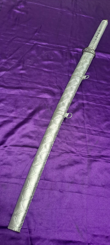 SILVER SAMURAI KATANA