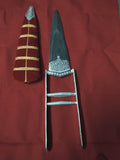 SILVER INLAY KATAR