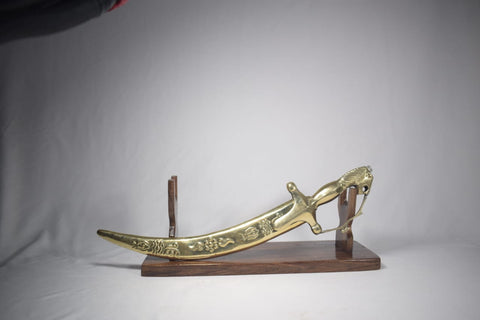 STYLISH BRASS KIRPAN 15 INCH
