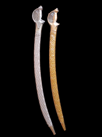INDIAN WEDDING KIRPAN 2 PCS COMBO SET