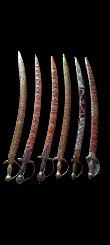 INDIAN WEDDING KIRPAN COMBO 6 PCS SET