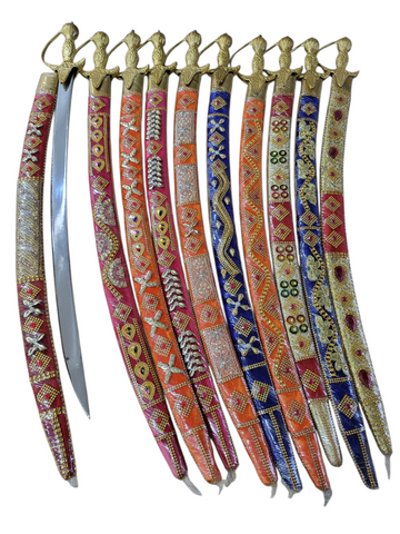 INDIAN WEDDING KIRPAN 10 PCS COMBO SET