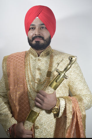 PUNJABI WEDDING GROOMS TALWAR 2025-8