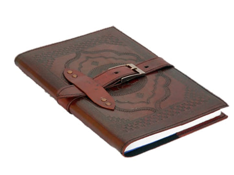 Belt Strap Leather Cover Journal - LJ-013