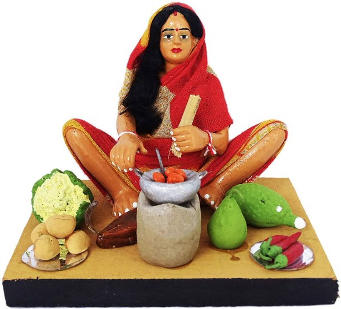 Attractive and printing Mother's Hand Cooking clay handicraft