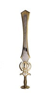 SIKH SWORD STRAIGHT GOLD PLATED