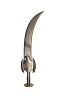 SIKH SWORD EAGLE HANDLE GOLD PLATED