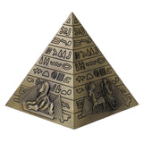 Metal Handicrafts Egyptian Pyramids Building Model Home Bookshelf Ornament Bronze
