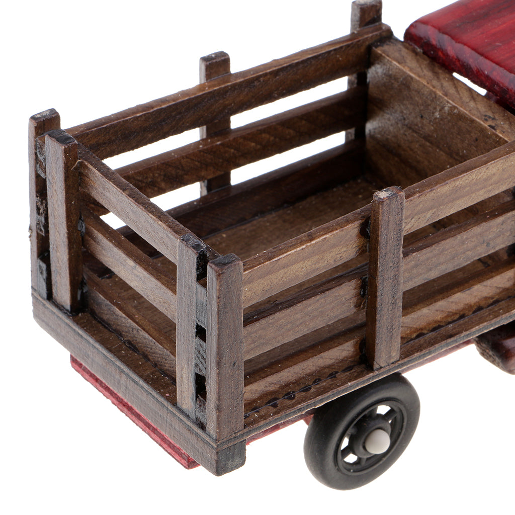 Vintage Handicrafts Wooden Car Model Toy
