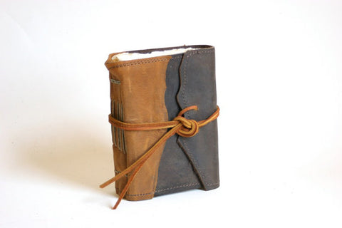 DUAL COLOR LEATHER JOURNAL - LJ-07