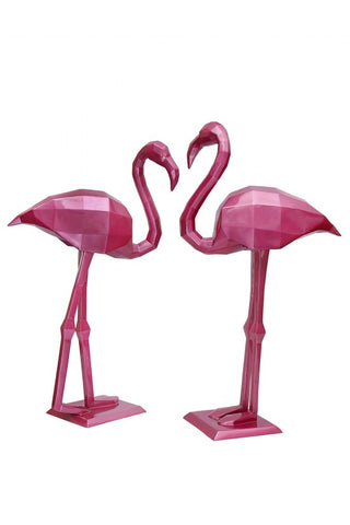 Flamboyant Flamingo Pair
