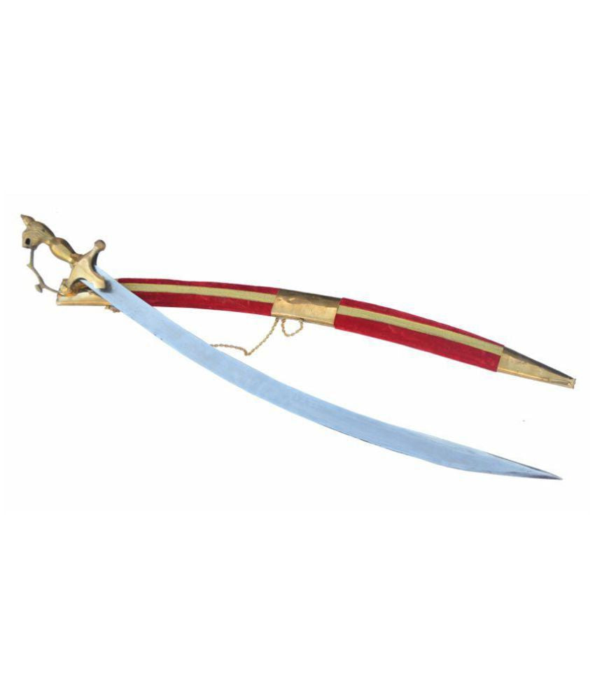 INDIAN LION HEAD KIRPAN