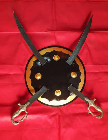 DHAL TALWAR SET -SWORDS WITH SHIELD-8