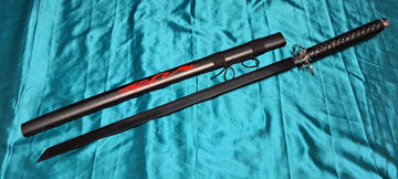BLACK NINJA SWORD BLACK BLADE