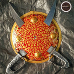 SMALL DHAL TALWAR SET SWORDS WITH SHIELD-2