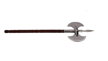 DOUBLE BLADE AXE WITH STAR