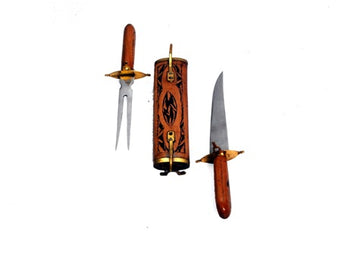 KASHMIRI KNIFE AND FORK SET