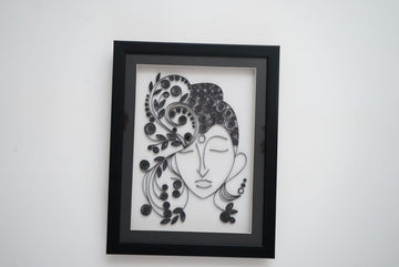 LORD GAUTAMA BUDDHA QUILLING ART FRAME-11×14