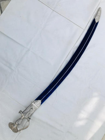 SHAHI INDIAN TALWAR-SILVER INLAY-3